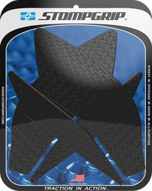 STOMPGRIP Tank Grips - Icon - Black - Yamaha - YZF '15-'25 55-14-0099B