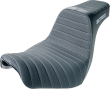 SLYFOX High Noon Seat - Vinyl - Classic Stitch - Silver Logo - FL/FX '18-'24 4701B-slyfox