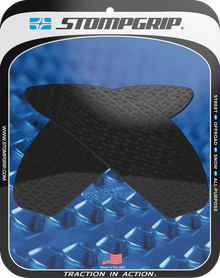 STOMPGRIP Tank Grips - Icon - Black - Suzuki - GS '18-'25 55-14-0152B