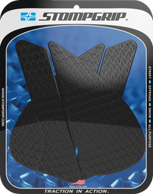STOMPGRIP Tank Grips - Icon - Black - Honda - CBR '21-'25 55-14-0177B