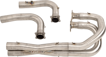 TRINITY RACING Full Dual Exhaust System - Brushed - RZR XP 1000 TR-4190D