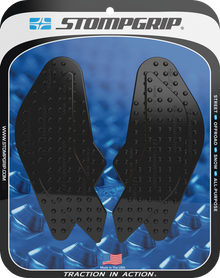STOMPGRIP Tank Grips - Volcano - Black - Suzuki - GS '24-'25 55-10-0210B
