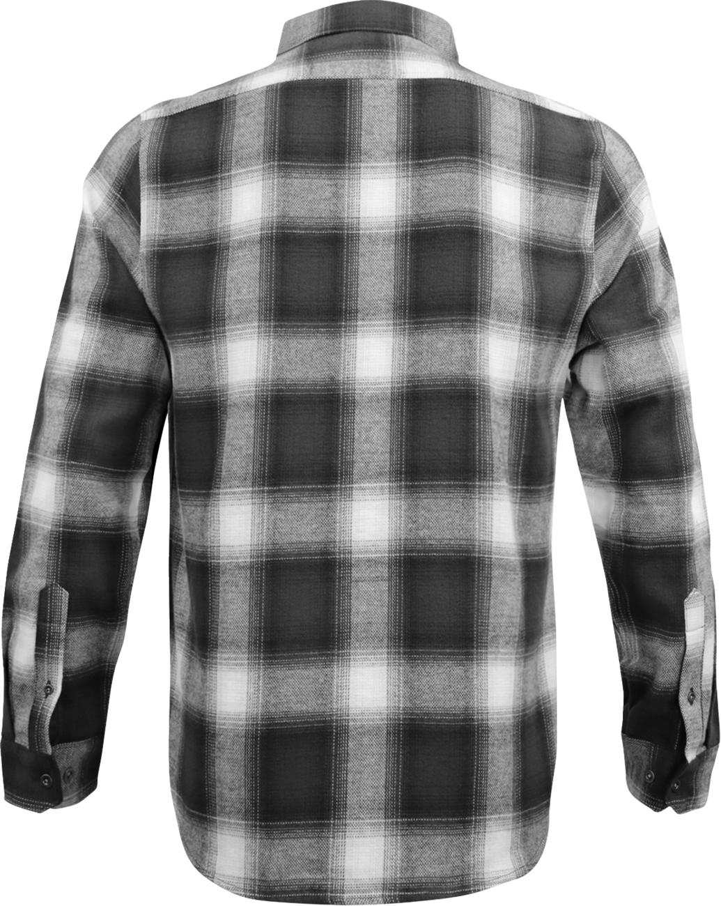 THROTTLE THREADS Drag Specialties Flannel 25 Shirt - Black/Gray - Medium DRG33ST61GYMR