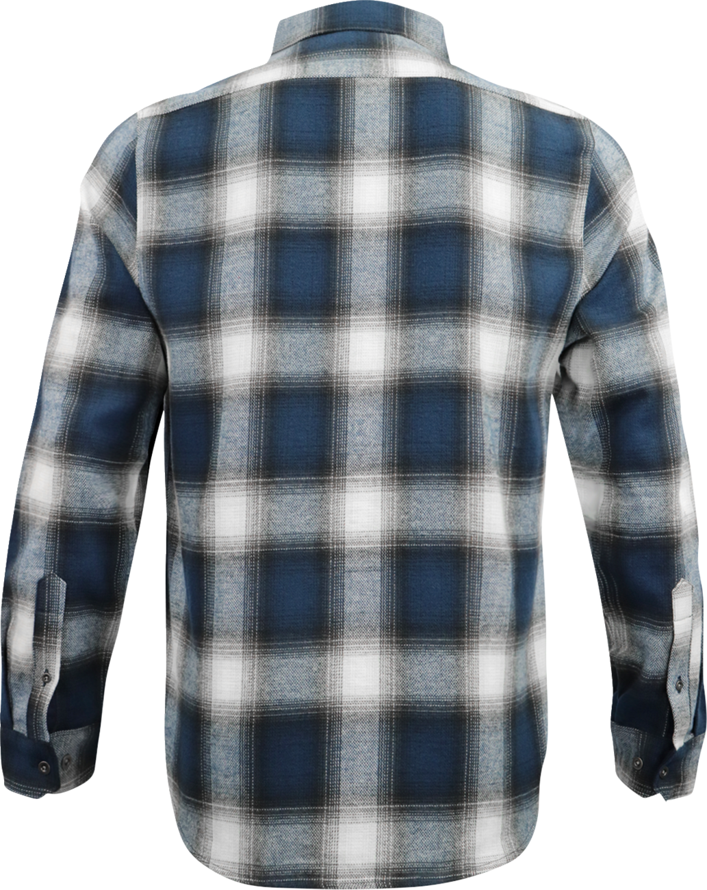 THROTTLE THREADS Parts Unlimited Flannel 25 Shirt - Blue/Black - 3XL PSU39ST61BL3R