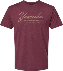 YAMAHA APPAREL Yamaha Racing Premium Built T-Shirt - Maroon - XL LEM25S-M39-XL