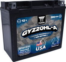 YUASA AGM Battery - GYZ20HL-A YUAM720GHLA