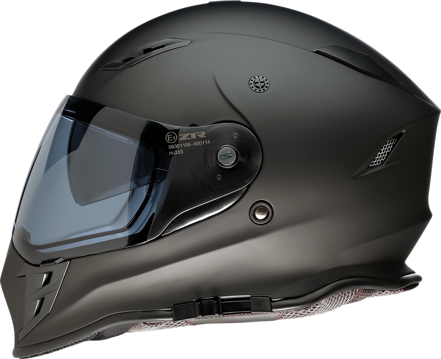 Z1R Nemesis Helmet - Smoke - Flat Black - XS 0140-0446