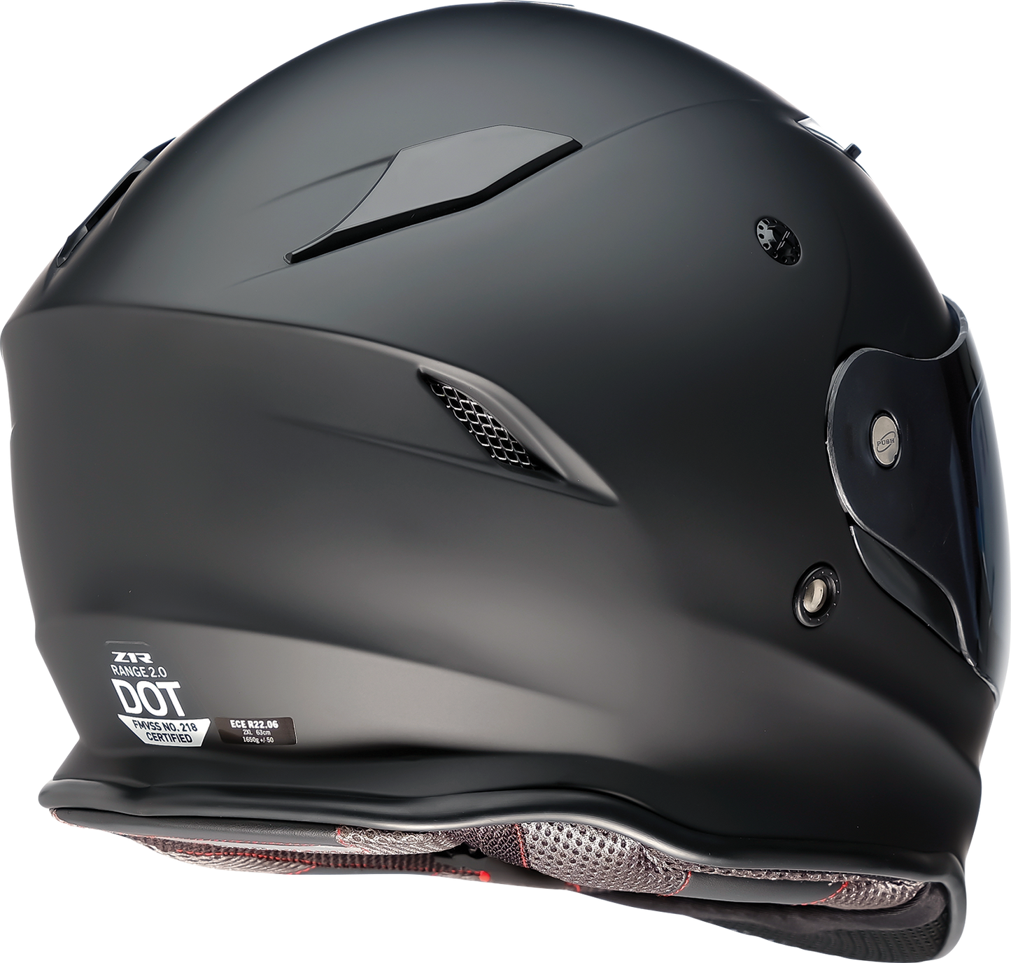 Z1R Nemesis Helmet - Smoke - Flat Black - Medium 0140-0448