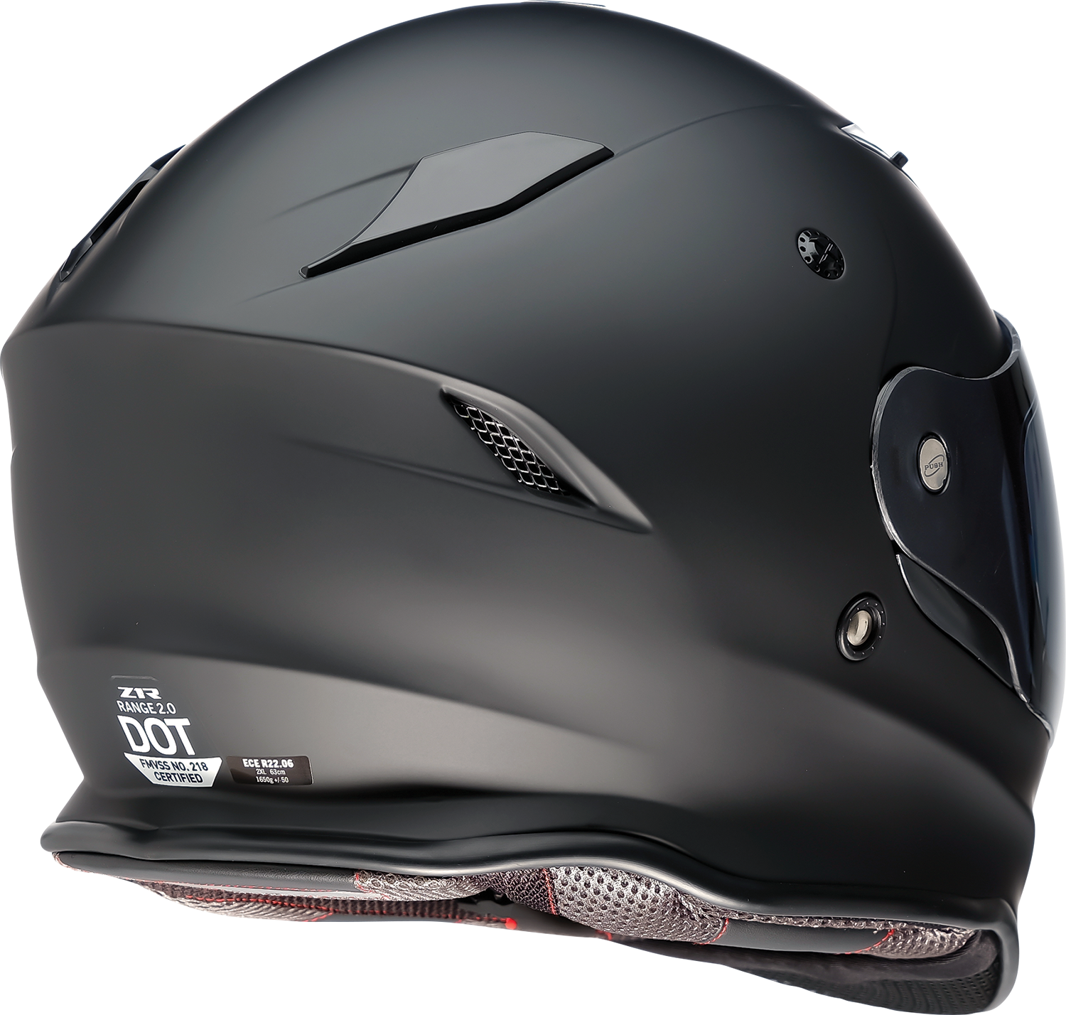 Z1R Nemesis Helmet - Smoke - Flat Black - Medium 0140-0448