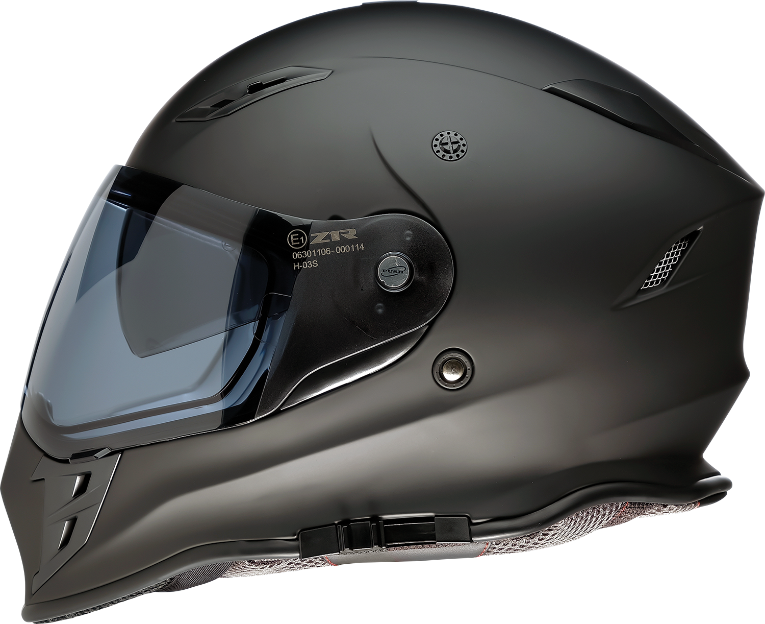 Z1R Nemesis Helmet - Smoke - Flat Black - XL 0140-0450