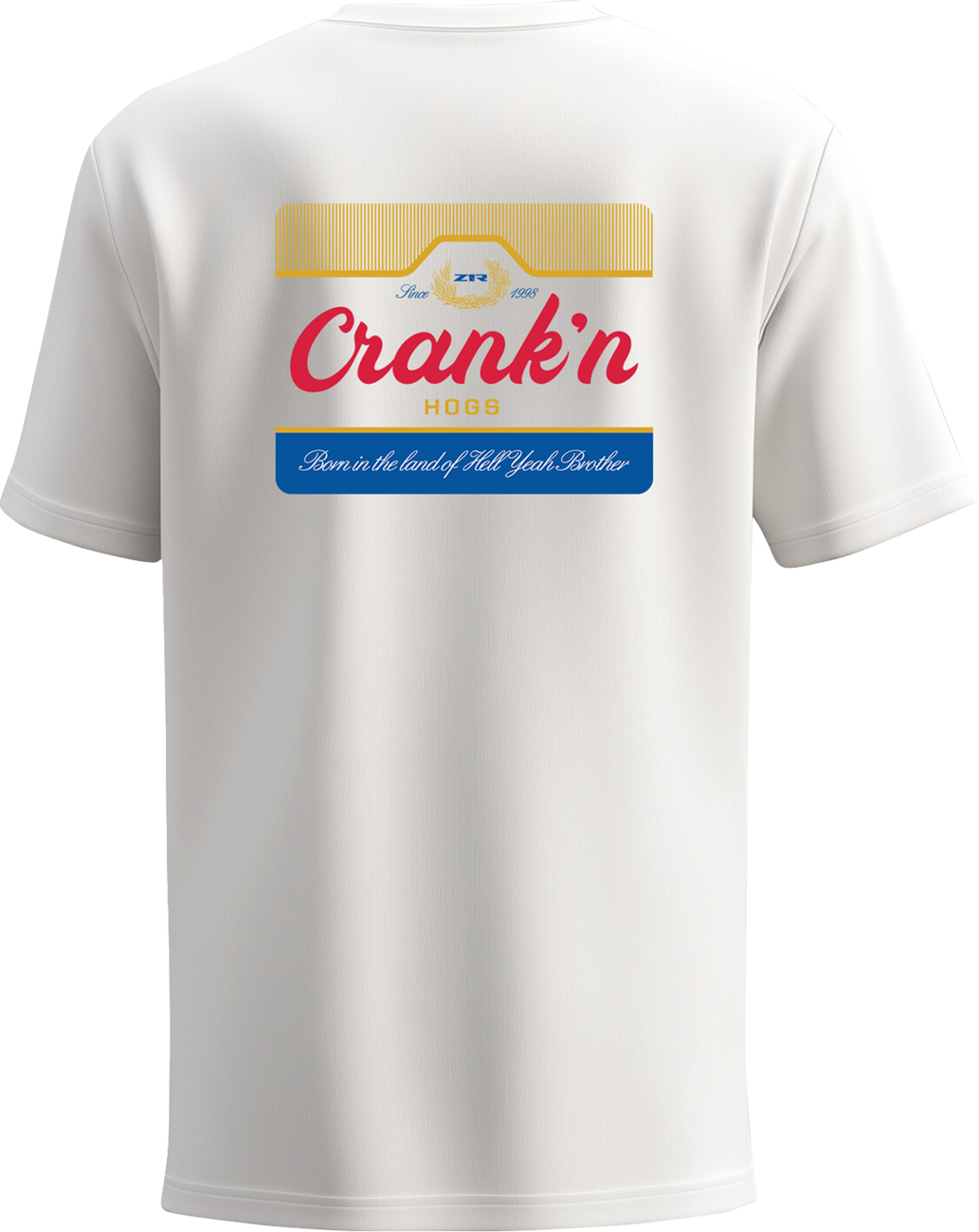 Z1R Hogs Crank'n T-Shirt - White - Small 3030-25316