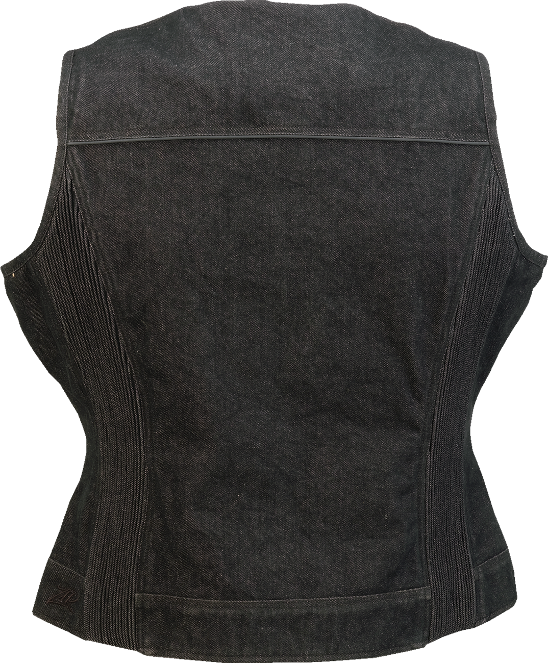 Z1R Women's Denim Vest - Black - XL 2831-0110
