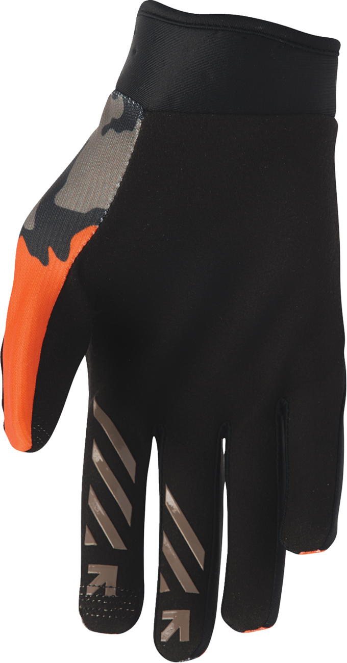 THOR Launchmode Hunter Gloves - Orange/Black - Small 3330-8522
