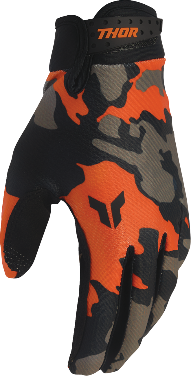 THOR Launchmode Hunter Gloves - Orange/Black - Medium 3330-8523