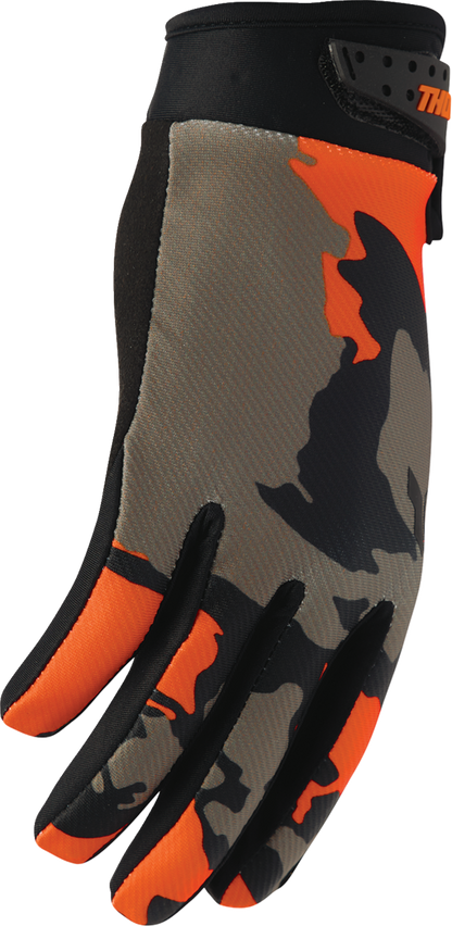 THOR Launchmode Hunter Gloves - Orange/Black - Large 3330-8525