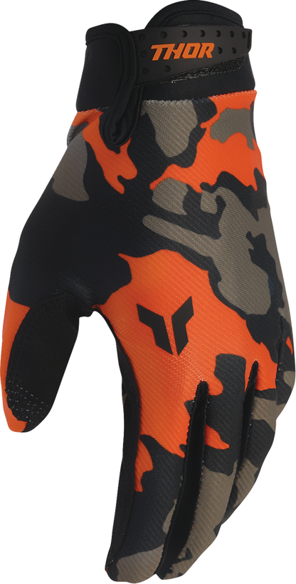 THOR Launchmode Hunter Gloves - Orange/Black - Large 3330-8525