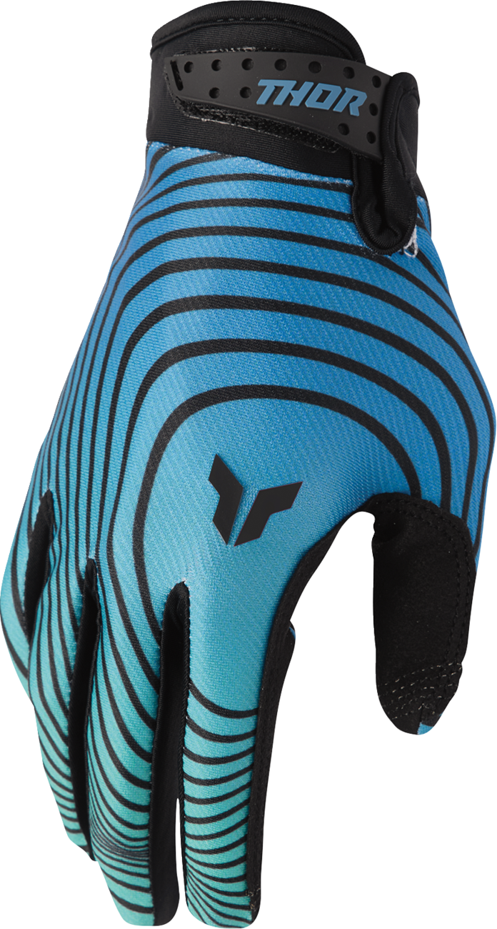 THOR Launchmode Identity Gloves - Teal/Black - Small 3330-8529