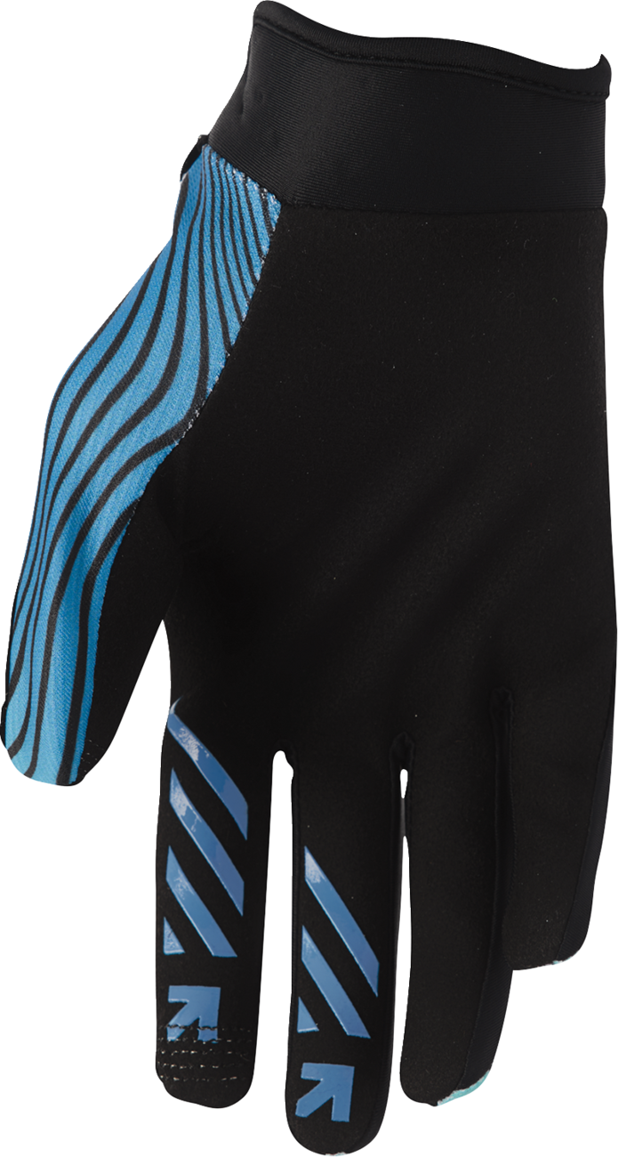 THOR Launchmode Identity Gloves - Teal/Black - Small 3330-8529