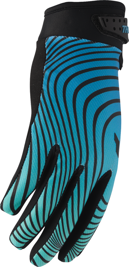 THOR Launchmode Identity Gloves - Teal/Black - Small 3330-8529