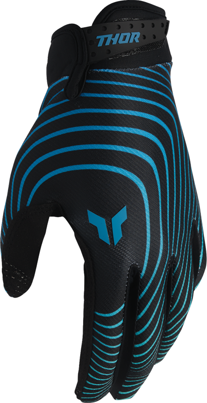 THOR Launchmode Identity Gloves - Teal/Black - Medium 3330-8530