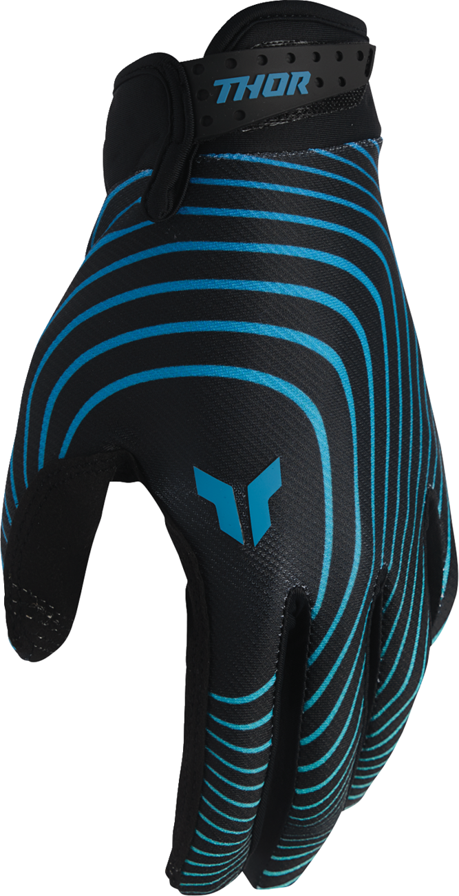 THOR Launchmode Identity Gloves - Teal/Black - XL 3330-8532