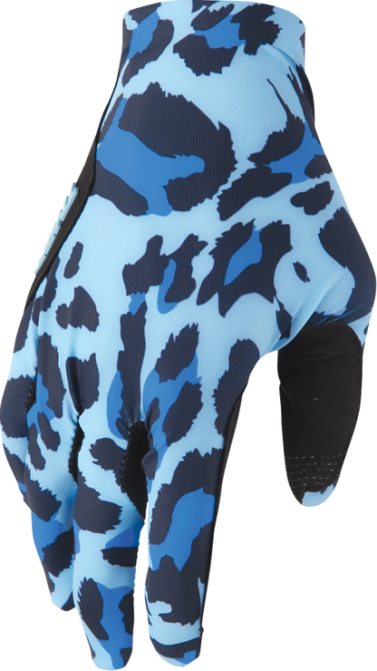 THOR Sportmode Cheetah Gloves - Midnight/Blue - Medium 3330-8581
