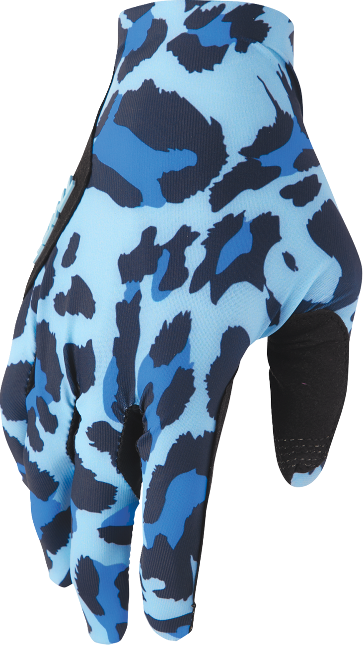 THOR Sportmode Cheetah Gloves - Midnight/Blue - 2XL 3330-8584