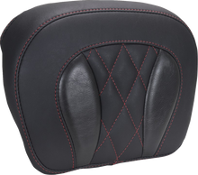 MUSTANG Chopped Tour-Pak® Pad - Dark Cherry Stitching - FLH/FLT '23-'25 88440DC