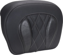 MUSTANG Chopped Tour-Pak® Pad - Gunmetal Stitching - FLH/FLT '23-'25 88440GM