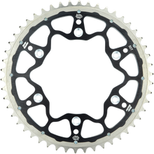 MOTO-MASTER Fusion Series Dual Ring Rear Sprocket - 50 Tooth - Black 620073250