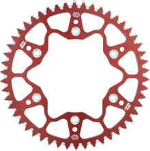 MOTO-MASTER 7075 Aluminum Rear Sprocket - 52 Tooth - Red 620072352