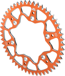 MOTO-MASTER 7075 Aluminum Rear Sprocket - 53 Tooth - Orange 620072553