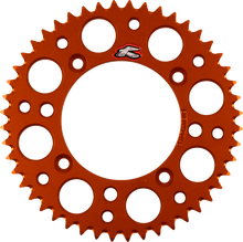 RENTHAL Rear Sprocket - Aluminum - 48 Tooth - Orange - KTM 518U-420-48GPOR