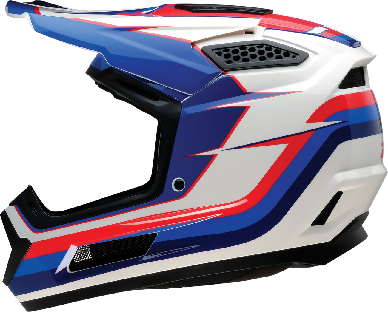 Z1R Dirt Maxx Helmet - Vortex - Red/White/Blue - Large 0110-9355