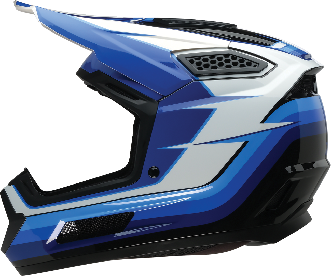 Z1R Dirt Maxx Helmet - Vortex - Blue/White - 2XL 0110-9333
