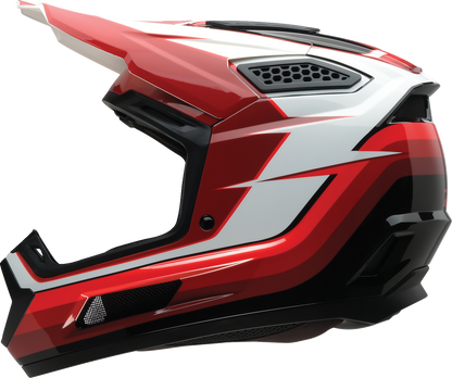 Z1R Dirt Maxx Helmet - Vortex - Red/White - XS 0110-9334