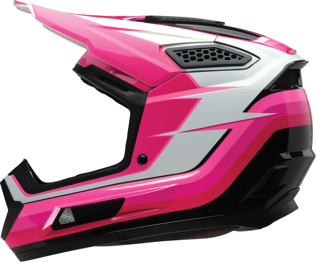 Z1R Dirt Maxx Helmet - Vortex - Pink/White - 2XL 0110-9345