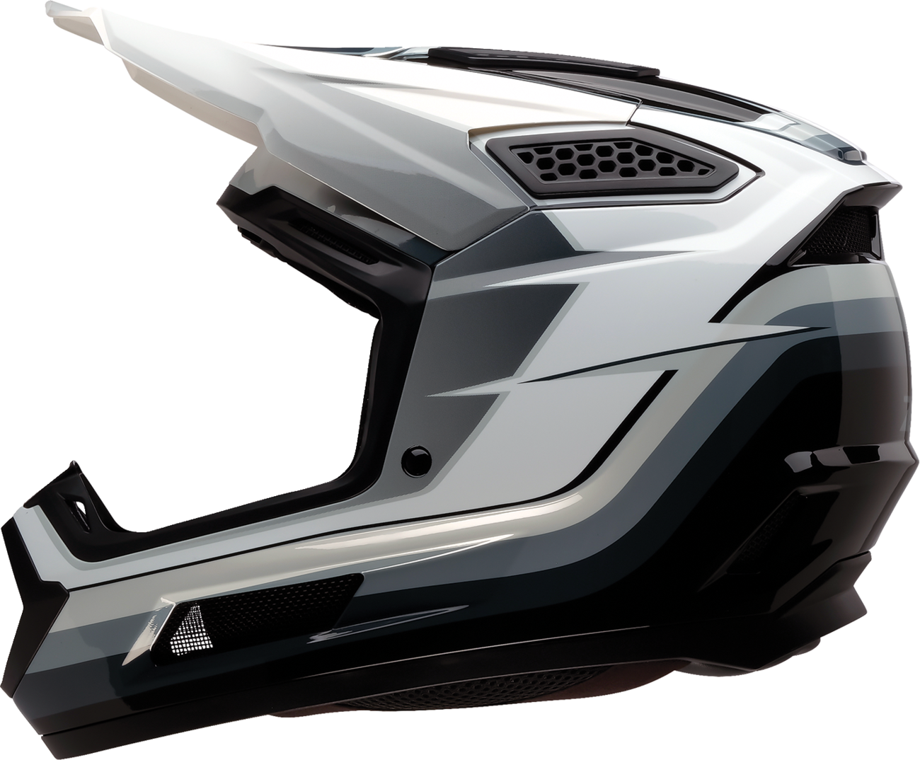 Z1R Dirt Maxx Helmet - Vortex - Black/White/Gray - XS 0110-9346