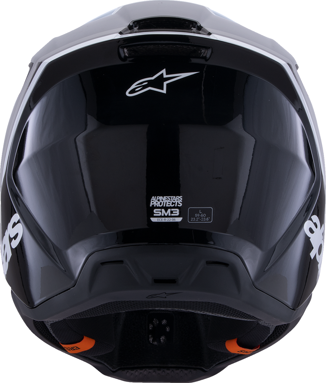 ALPINESTARS SM3 Helmet - Radium - Gloss Black/White/Gray - XS 8300826-1546-XS
