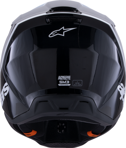 ALPINESTARS SM3 Helmet - Radium - Gloss Black/White/Gray - XS 8300826-1546-XS