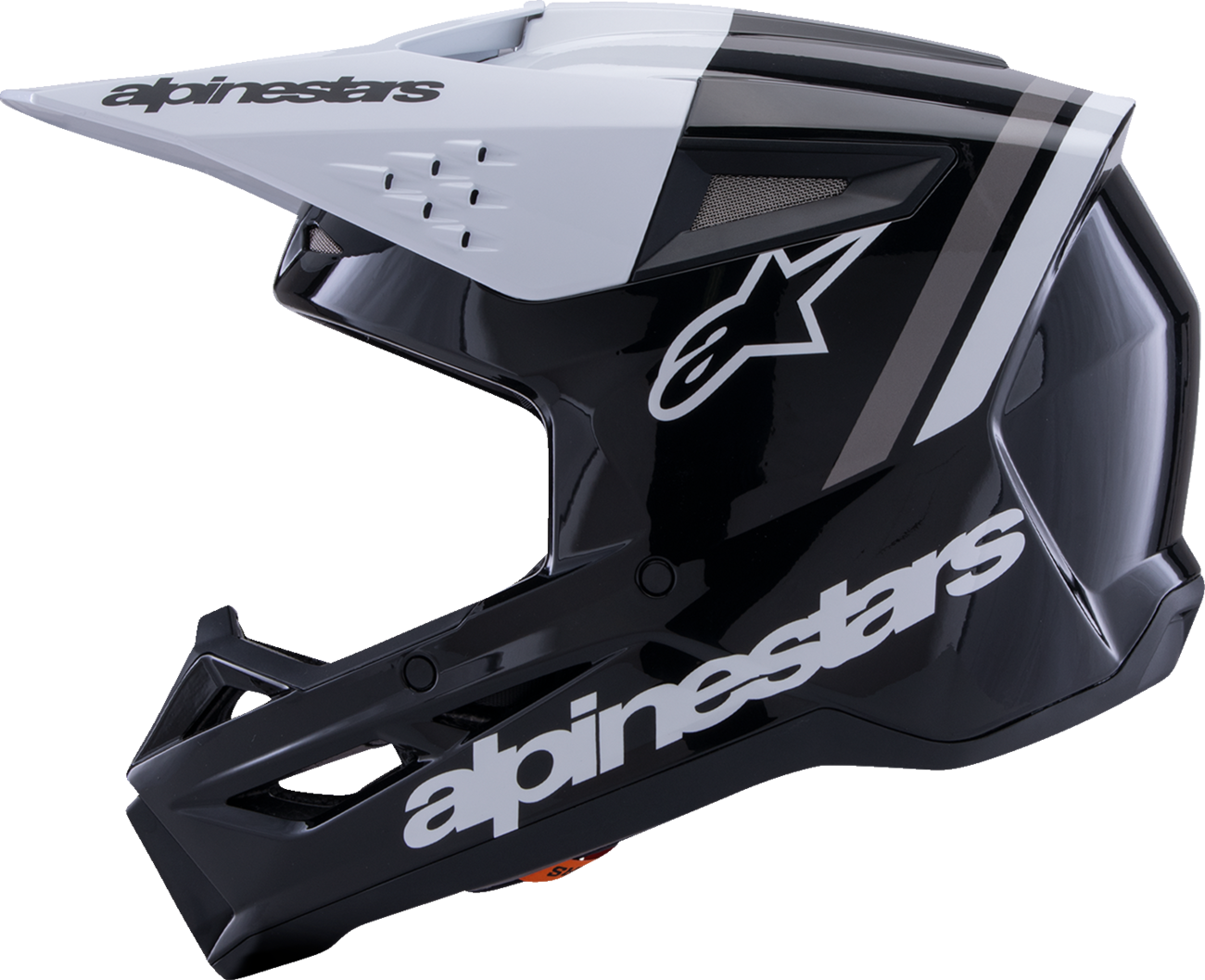 ALPINESTARS SM3 Helmet - Radium - Gloss Black/White/Gray - XS 8300826-1546-XS