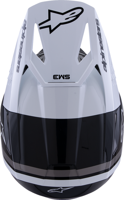 ALPINESTARS SM3 Helmet - Radium - Gloss Black/White/Gray - XS 8300826-1546-XS