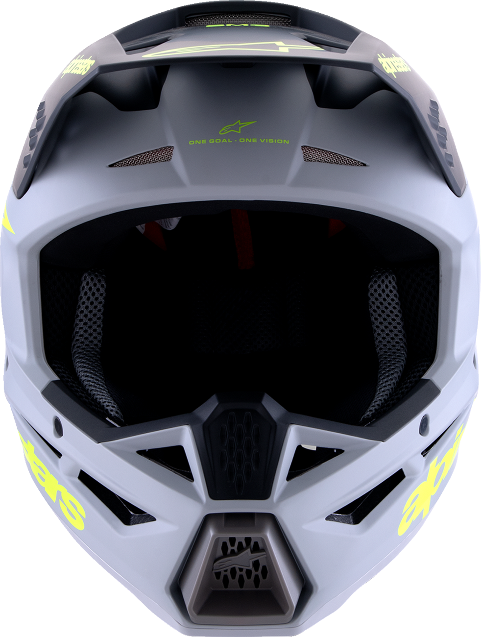 ALPINESTARS SM3 Helmet - Radium - Matte Gray/Black/Yellow Fluo - Large 8300826-9510-L