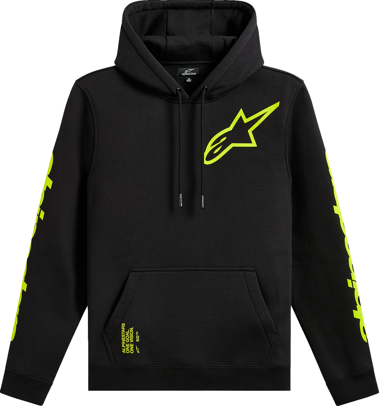 ALPINESTARS Triple Pullover Hoodie - Black - Medium 1235-51405-10-M