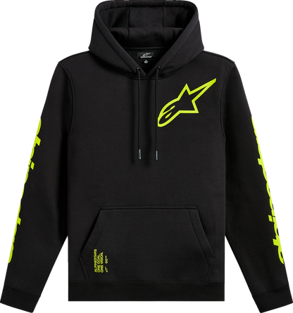 ALPINESTARS Triple Pullover Hoodie - Black - Medium 1235-51405-10-M