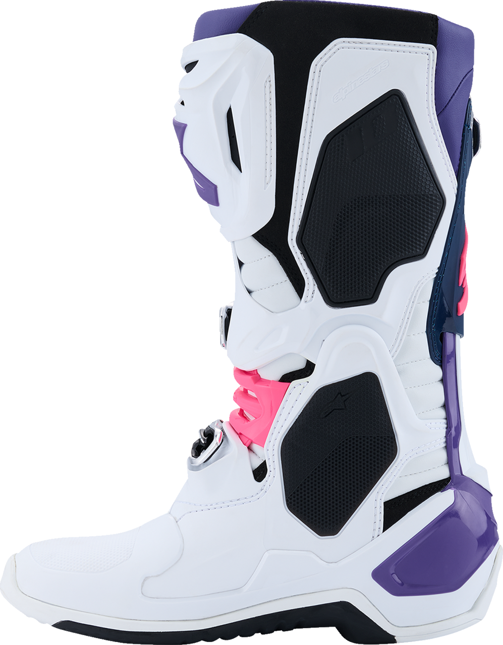 ALPINESTARS Tech 10 Boots - White/Violet/Navy/Pink Fluorescent - US 11 / EU 45.5 2010020-2780-11