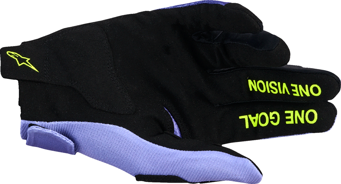 ALPINESTARS Radar Gloves - Purple/Fluo Yellow - Small 3561824-3175-S