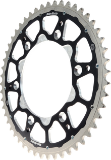 MOTO-MASTER Fusion Series Dual Ring Rear Sprocket - 48 Tooth - Black - TM 620193248