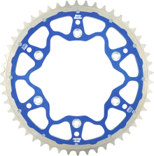 MOTO-MASTER Fusion Series Dual Ring Rear Sprocket - 50 Tooth - Blue - TM 620193450