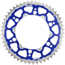 MOTO-MASTER Fusion Series Dual Ring Rear Sprocket - 49 Tooth - Blue - TM 620193449
